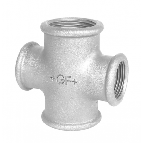 Georg Fischer kryds galvaniseret 3/4-1/2''