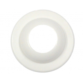 Plastroset 28 mm (b�sningskrave) hvid