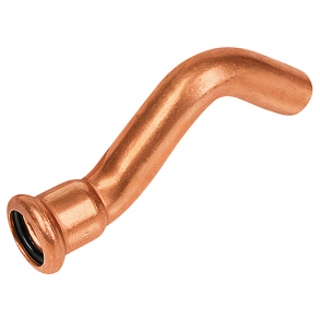 Altech kobber Cu press overbjning 15 mm med en muffe