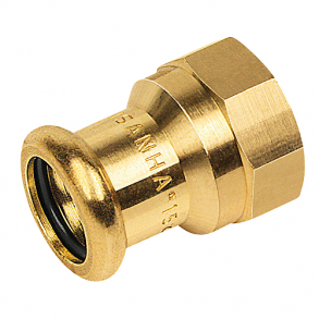 Altech kobber Cu press overgang 3/8