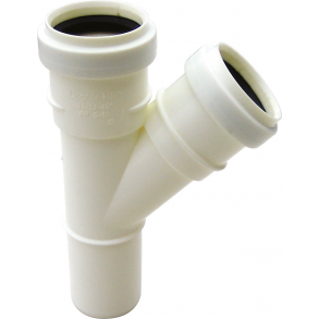 Wavin Wafix PP grenrr 32-32mm. 45. Hvid