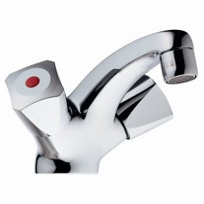 B�rma Standard h�ndvaskarmatur krom 2-grebs uden bundventil  