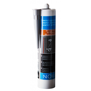 NOVIPro sanitets- og byggesilikone hvid - 300 ml