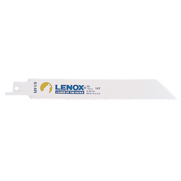 Lenox bajonetsavklinge 614R 150 mm til metal 14tpi - pakke a 5 stk.