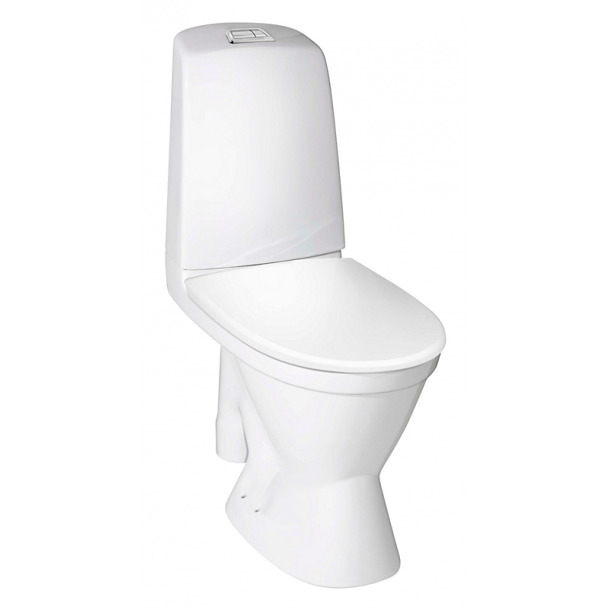 Gustavsberg Nautic Toilet 1591 Ceramicplus. ben S-ls og stor fod. Hygienic Flush
