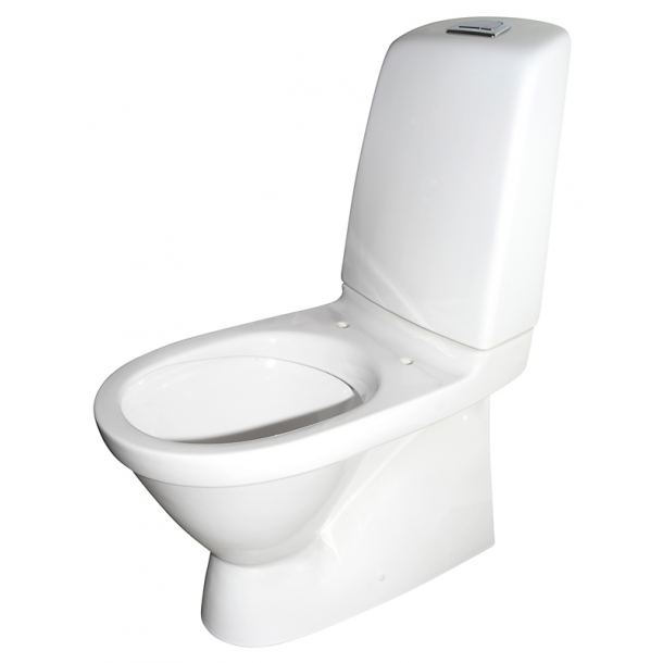 Gustavsberg Nautic 1500 Toilet med ben skyllerand. Hygienic Flush. C+. Skjult S-ls GB1150R