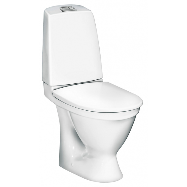 Gustavsberg Nautic Toilet 1510 Ceramicplus. Skjult P-ls. Hygienic Flush