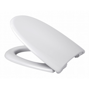 Sign toilets�de med faste beslag, hvid