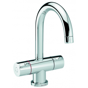 Leveret & monteret Damixa Titan h�ndvaskarmatur 2-grebs. uden bundventil, Krom