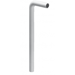 Alterna Primeo aflbsrr 32 x 220 x 680 mm,hvid plast vinkel