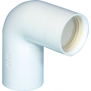 Hvid Purus 90 bjning, 32 mm