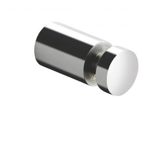 Pressalit krog i poleret rustfri st�l. 1 s�t med to stk.