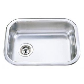 Intra K480 Kkkenvask 54x40 cm, m/strainer, Rustfri stl