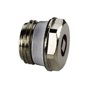 Luftskrue t/ngle m/silikone  